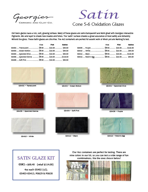 Georgies Satin Glazes